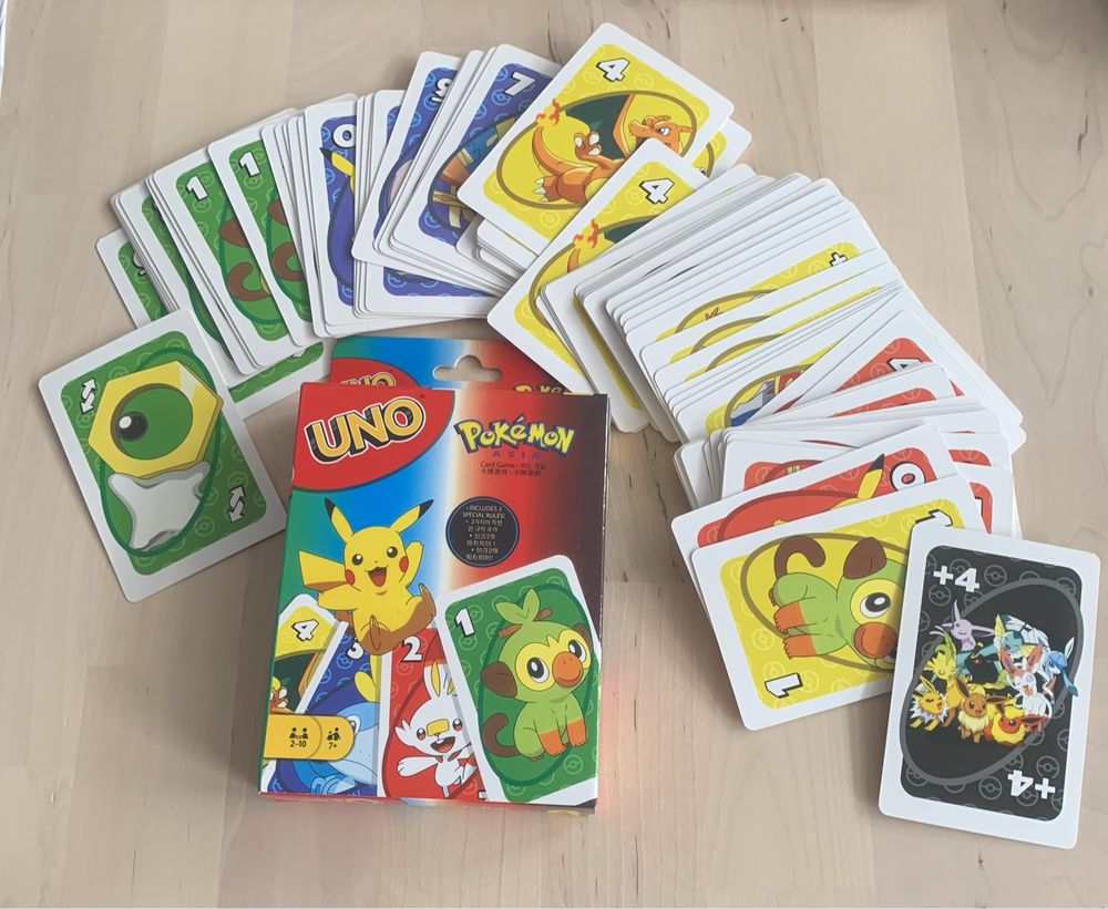 Gra Karty UNO pokemon