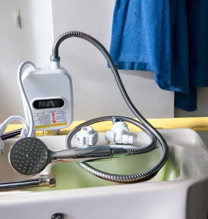 Водонагреватель-душ с быстрым нагревом, проточник 3500 вт