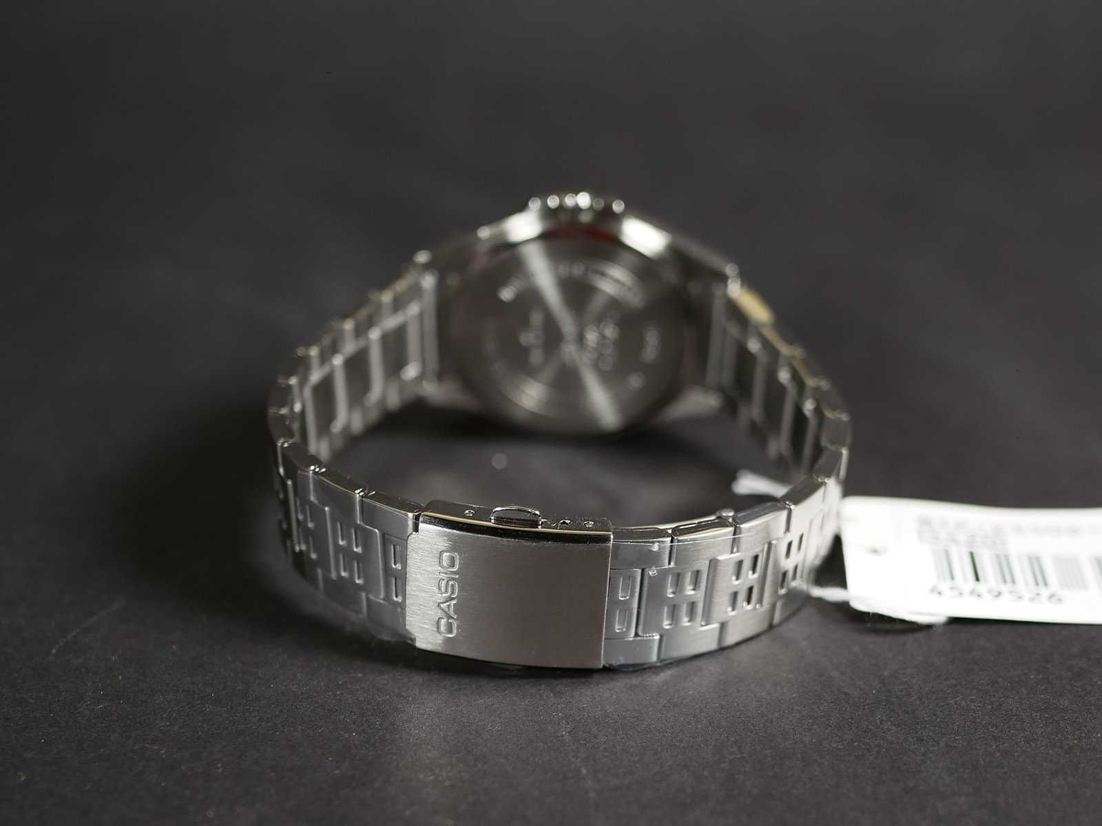 Casio MTP-E350D-1BV Ø41мм в тонком нержавеющем корпусе