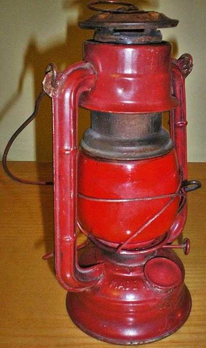 Lampa naftowa czerwona - JUPITER 1