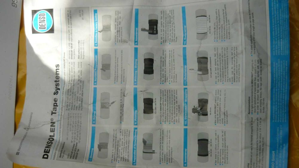 Taśma Densolen AS 40 Denso Primer Sika Sikadur Farba Dach Blacha Papa