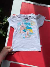 Футболка, Майка, рубашка для девочек размер 74, 9-12 месяцев