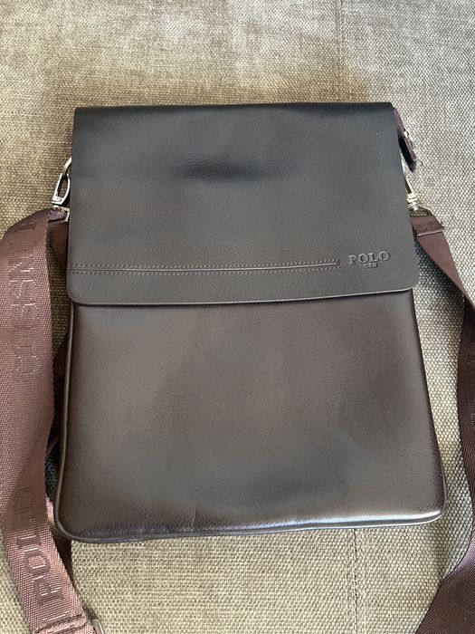 Чоловіча сумка ,шкіряна, фірми  polo