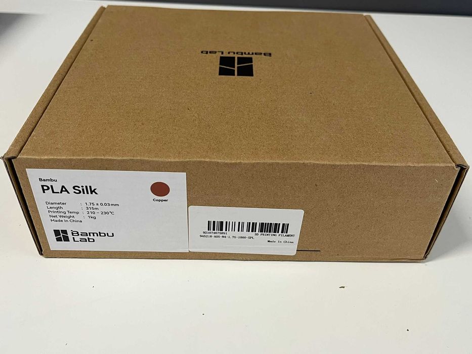Bambu Lab PLA Silk 1,75 1 kg Copper