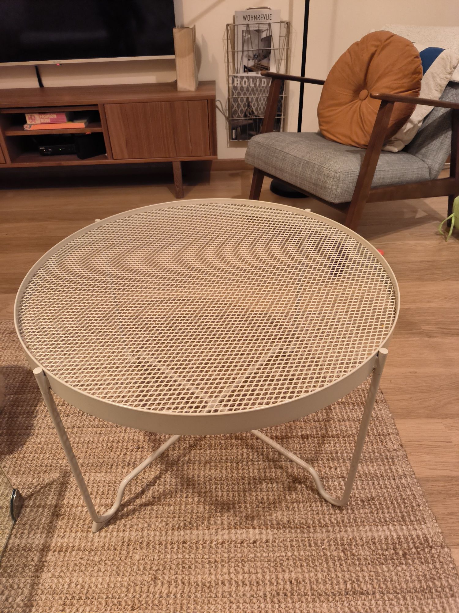 Mesa redonda metal Ikea
