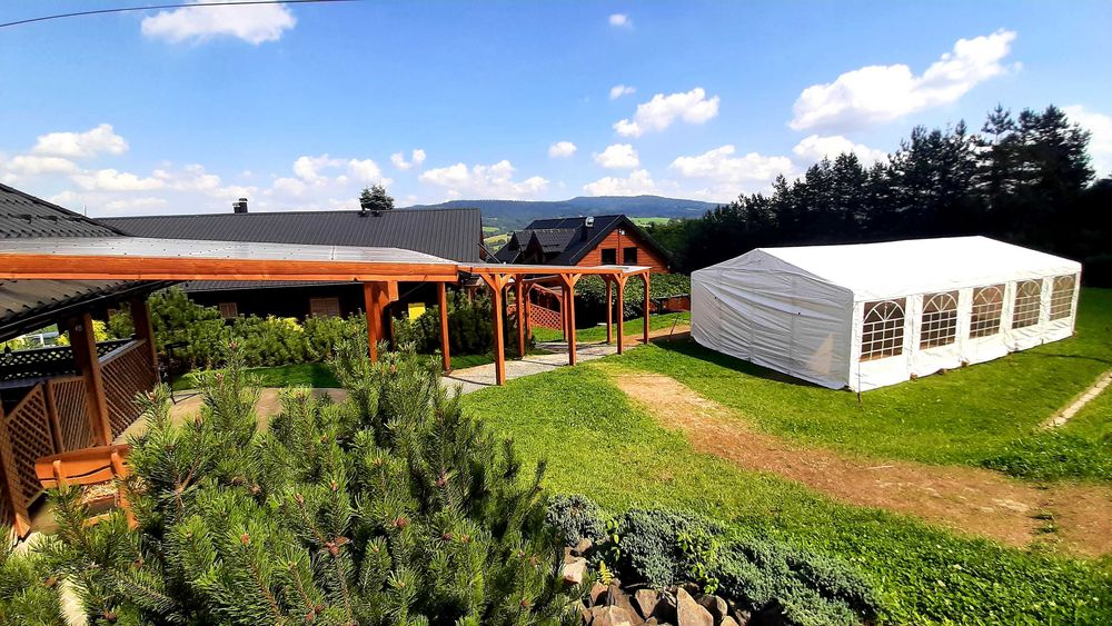 Wynajem namiotów na komunię, wesela. Drewniana podłoga - wolne terminy