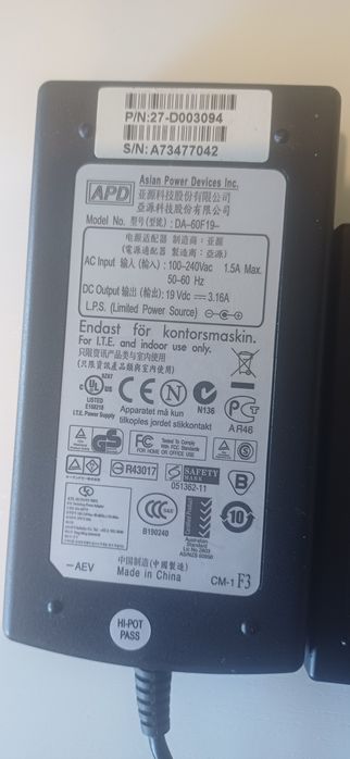 Блок питания для ноутбука Asus,  HP