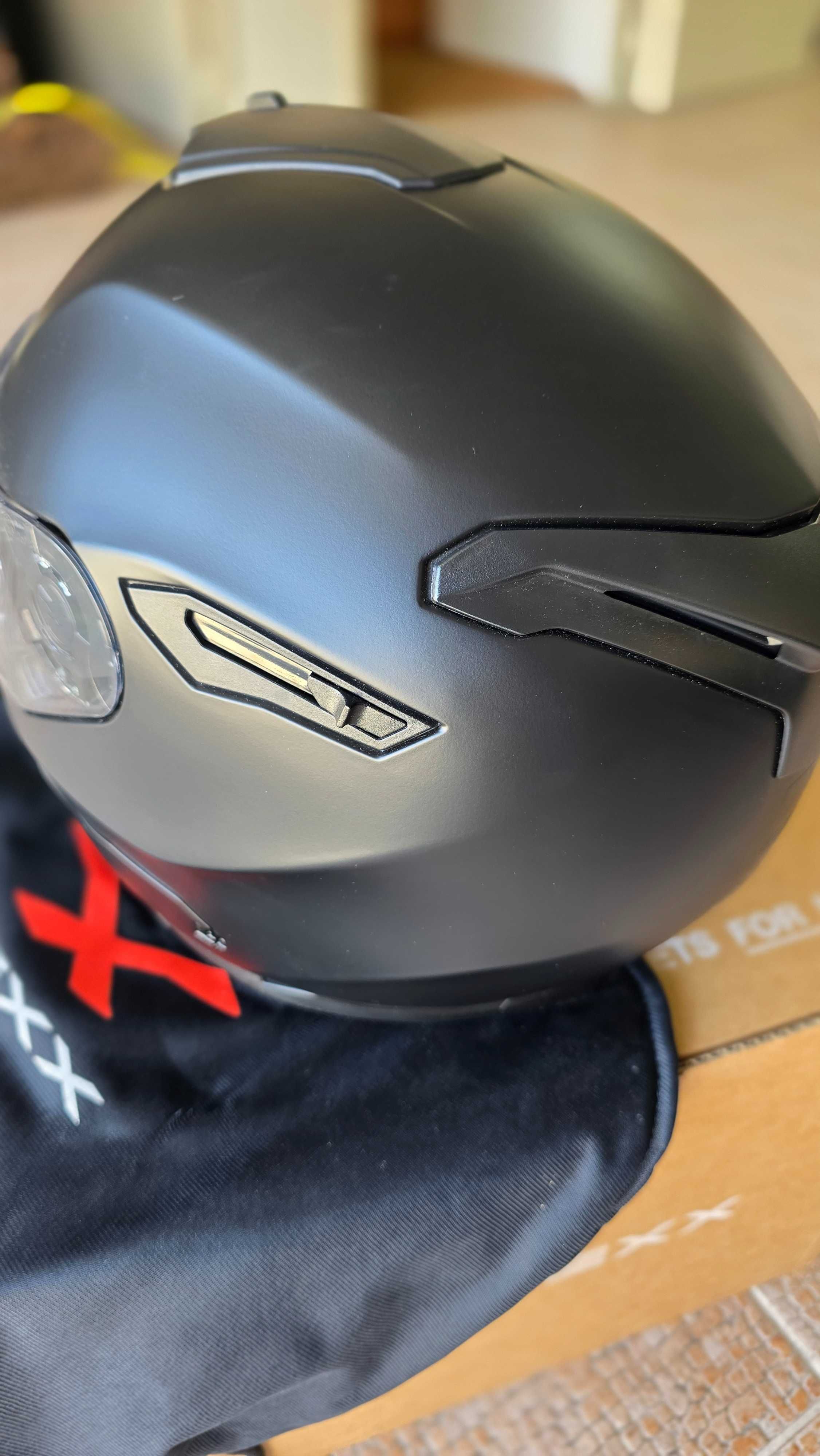 Capacete integral NEXX SX100 NOVO COR: Preto mate - tamanho L
