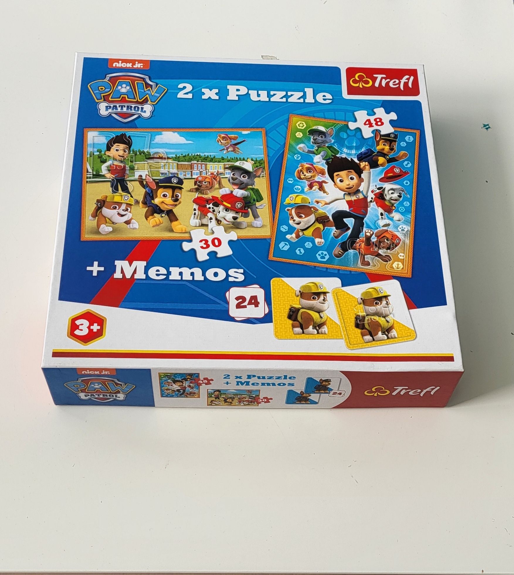 Puzzle Trefl Psi Patrol 102 elementów Psi Patrol na ratunek 2 x puzzle