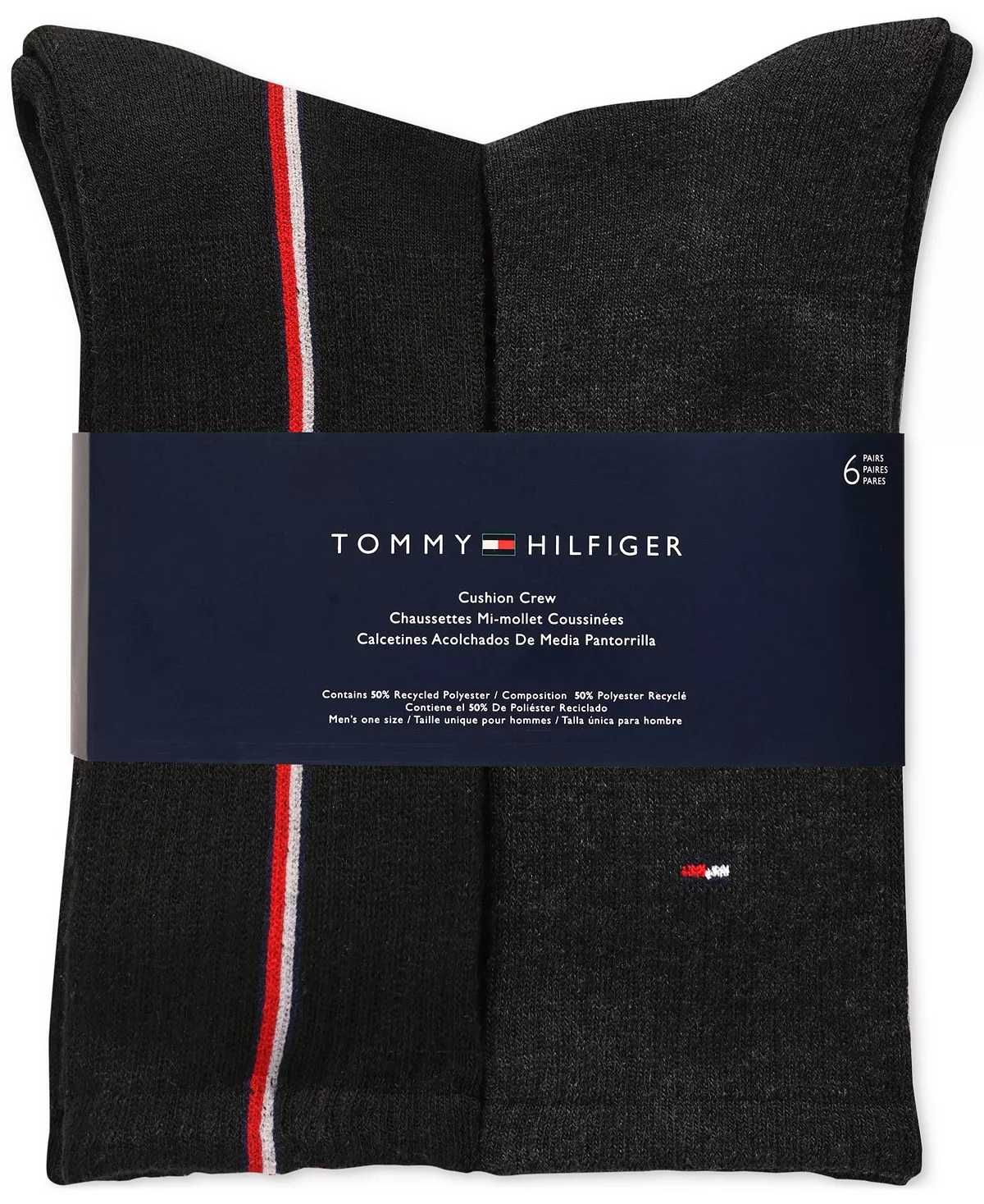 Новые носки tommy hilfiger ( томми 6pack crew socks ) с америки