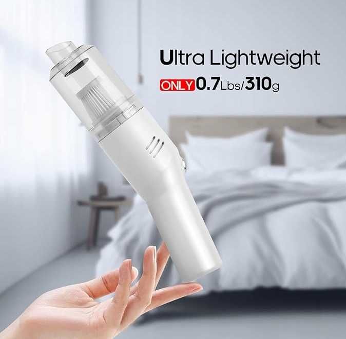 Odkurzacz ręczny suloea biały