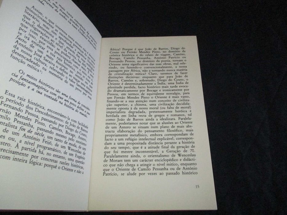 Livro O Mito do Oriente na Literatura Portuguesa