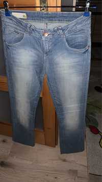 Spodnie jeans niebieskie damskie rozmiar 38