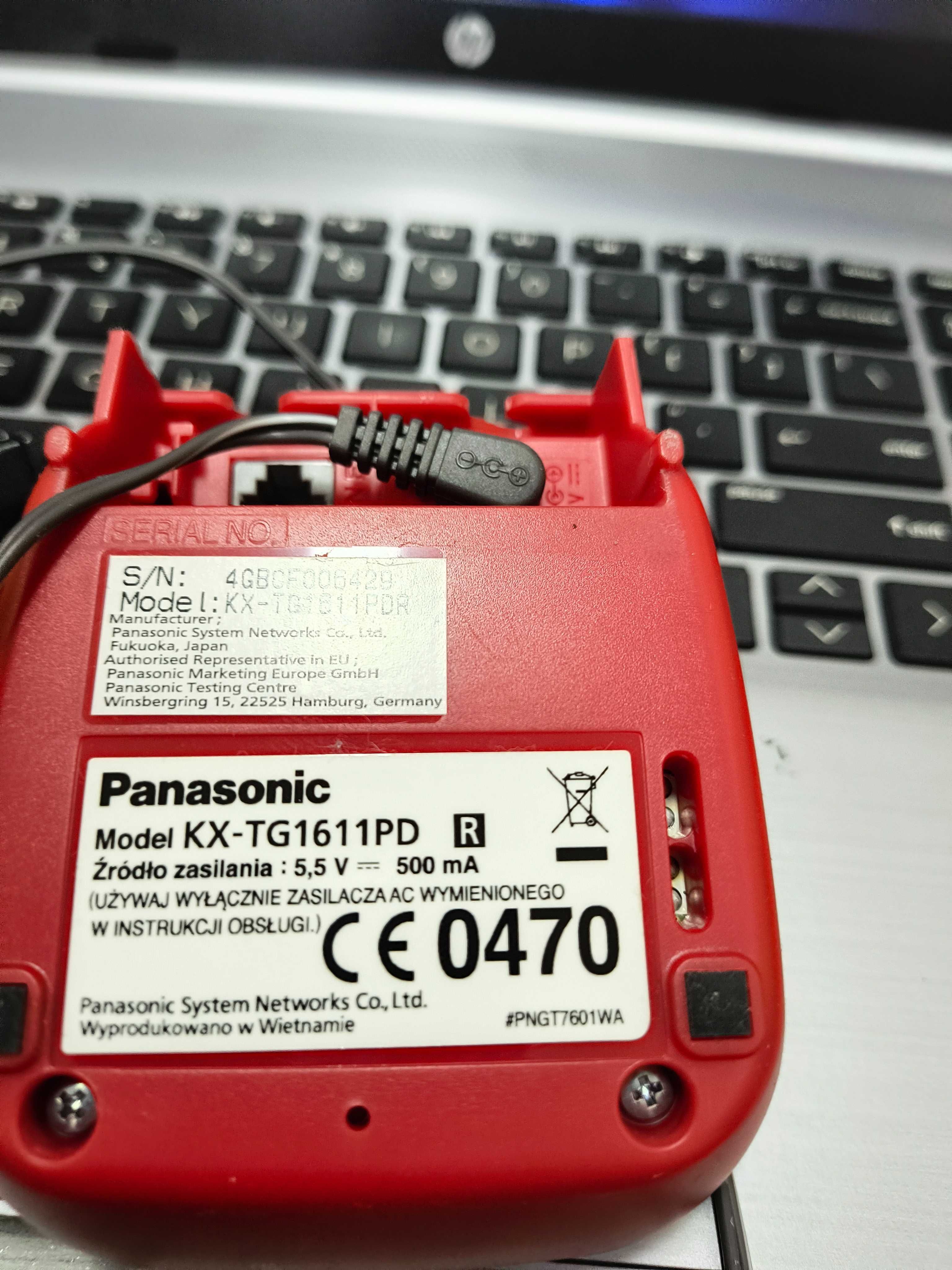 ładowarka i zasilacz do telefonu bezprzewodowego Panasonic KX-TG1611PD