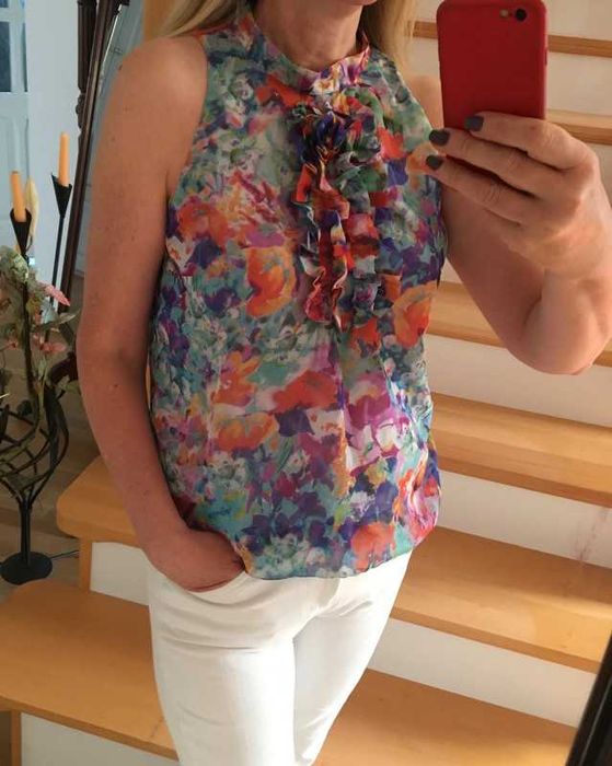 bluzka z odkrytymi ramionami