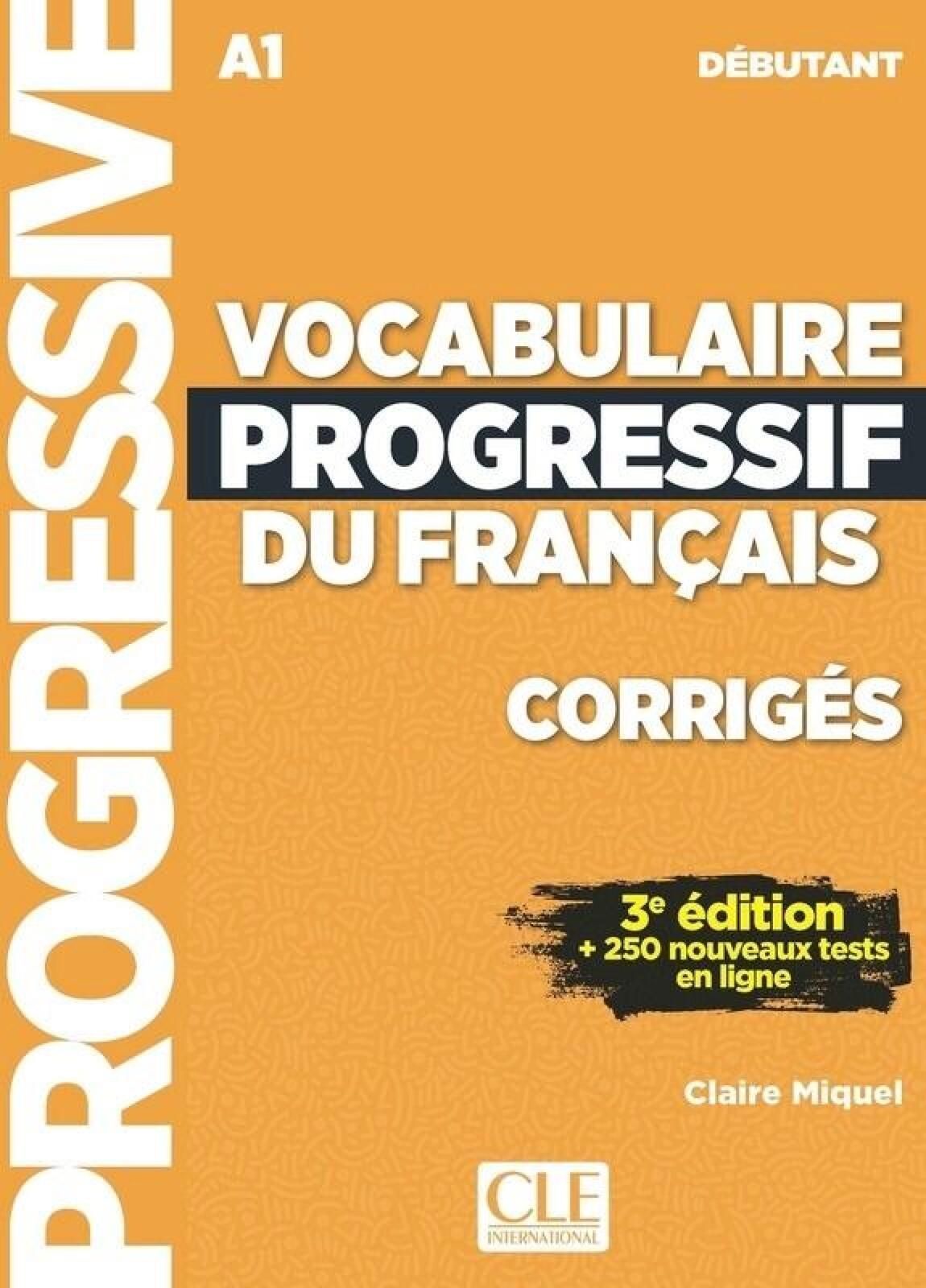 Vocabulaire progressif du Francais. A1 klucz ed3