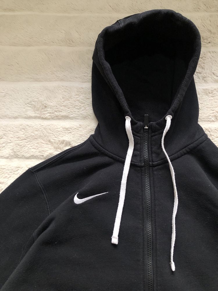 Худи NIKE (S/M) Team Club 19 Full-Zip мужское зип-худи на флисе кофта
