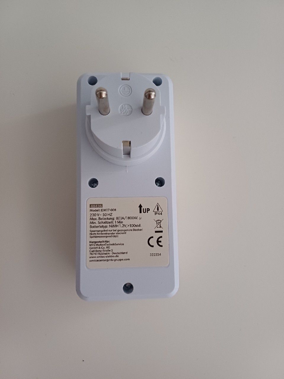Programator czasowy Unitec TGE-20