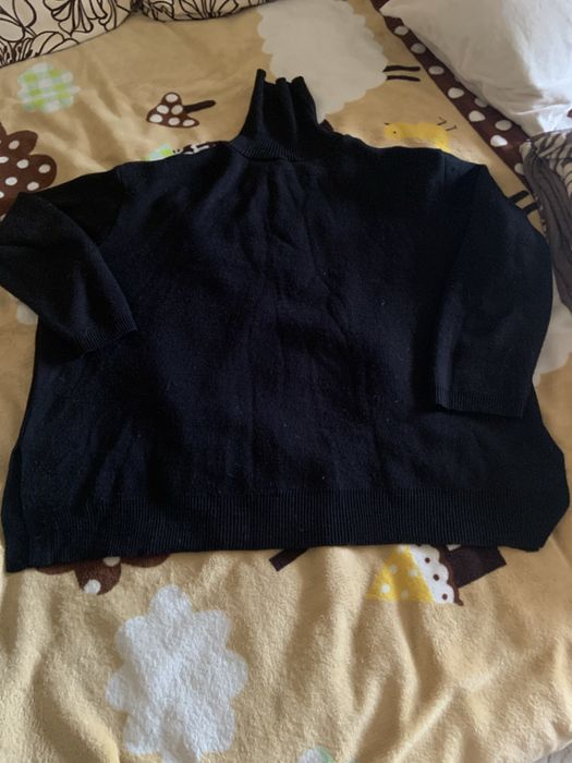 Теплий трикотажний костюм великого розміру