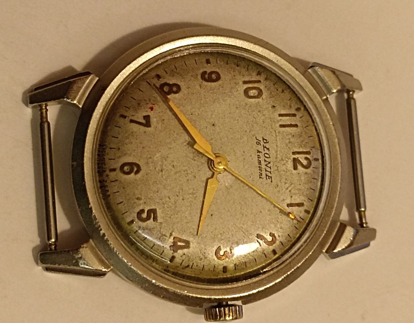 Zegarek Błonie krab  16 kamieni licencja ZSRR