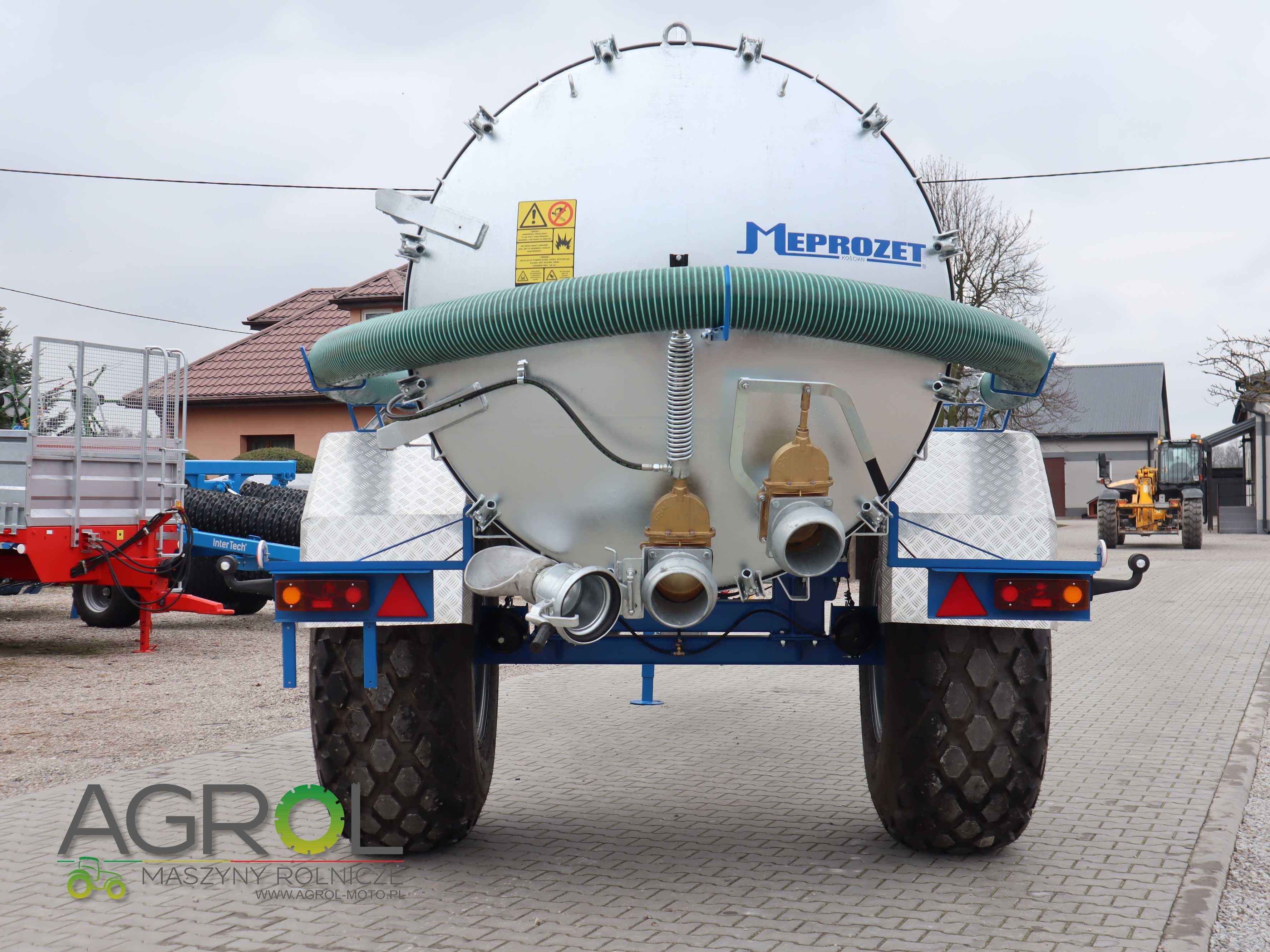 Wóz asenizacyjny MEPROZET 10000 litrów beczka do gnojowicy beczkowóz