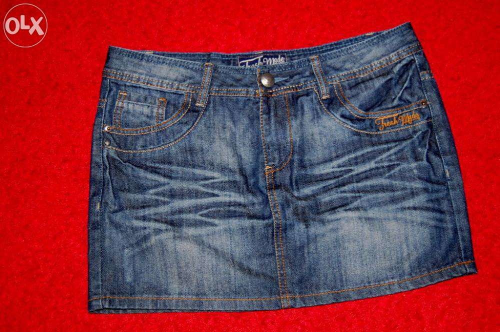 Spódniczka jeansowa z C&A DENIM BRAND rozmiar M