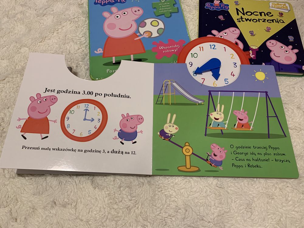 Zestaw książeczek książeczki Świnka Peppa Puzzle okienka