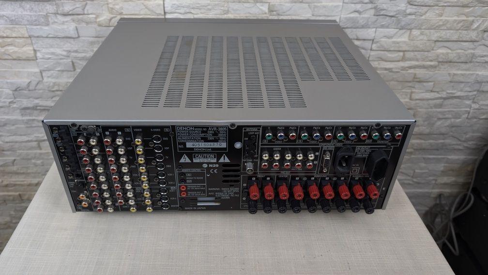 Denon AVR-3805 Wysokiej klasy amplituner kina domowego z pilotem