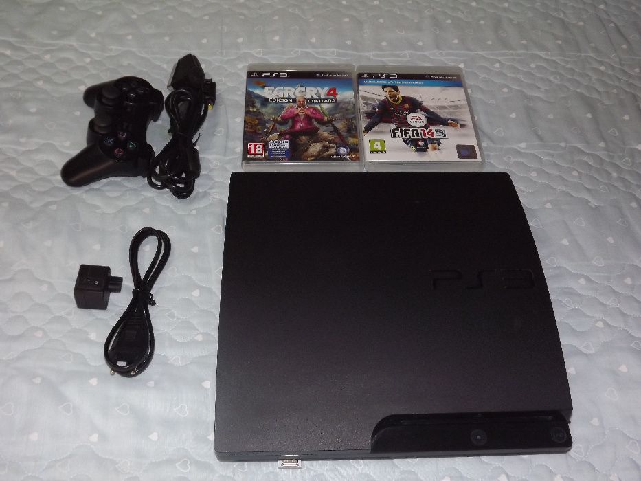 PS3 Slim com HD 250Gb Não Aceito Trocas