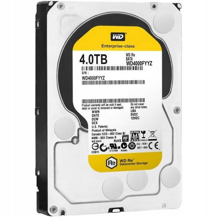 Диск HDD Western Digital WD RE 4TB SATA 3,5