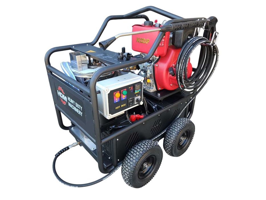 Myjka HDM 250 bar 15 L/Min spalinowa z podgrzewaniem Diesel KOOP 12KM