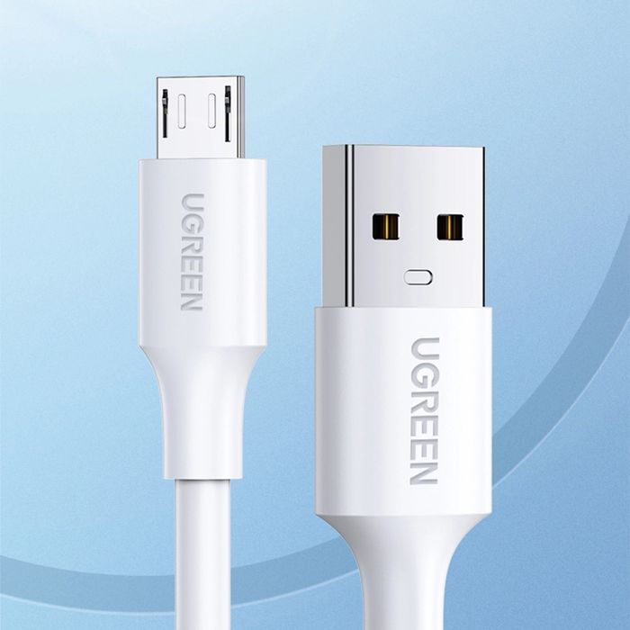 Kabel USB - micro USB Ugreen US289 0,5 m - biały