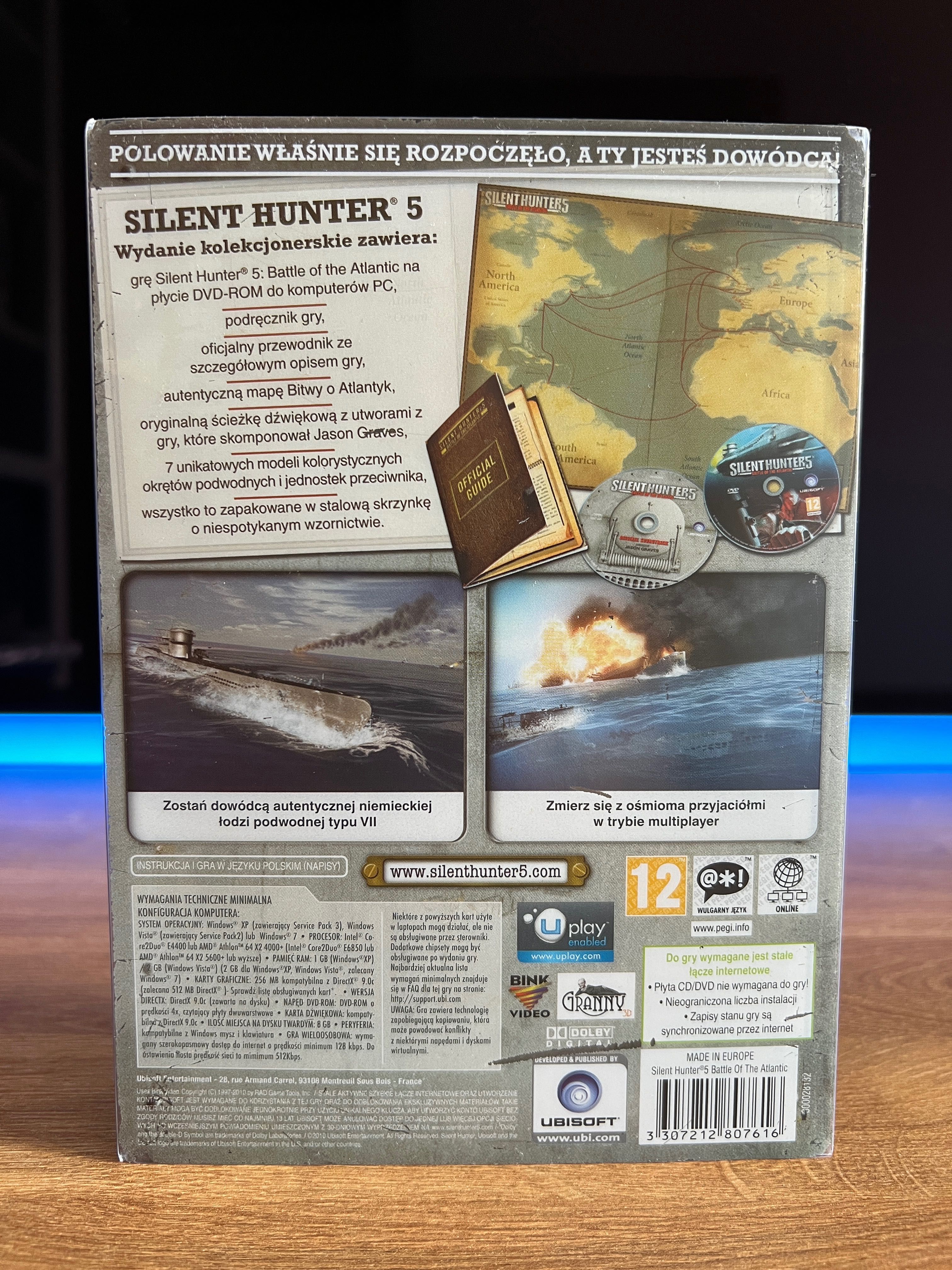 Silent Hunter 5 Edycja Kolekcjonerska (PC PL 2010) kompletne wydanie