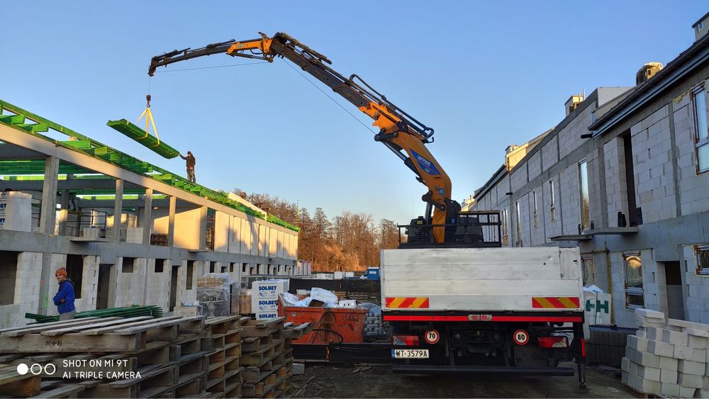 Usługi dźwigowe, transport HDS Jaskółka