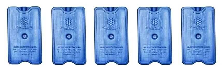 5 placas de gelo
