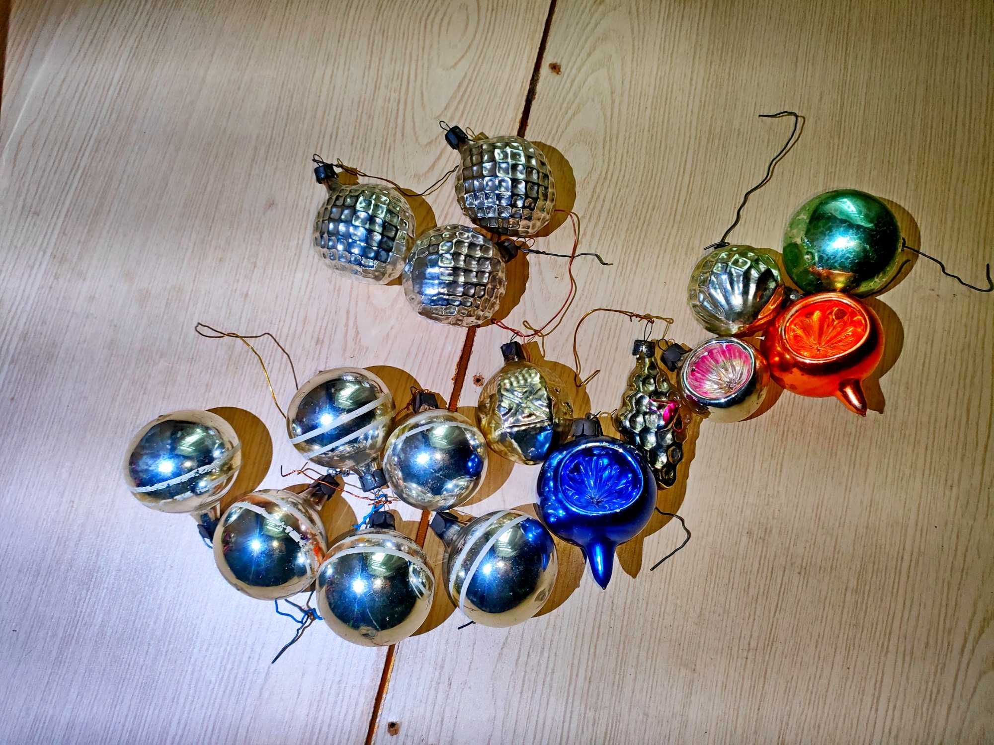 Ёлочные игрушки советские стекло для ёлки новогодние
