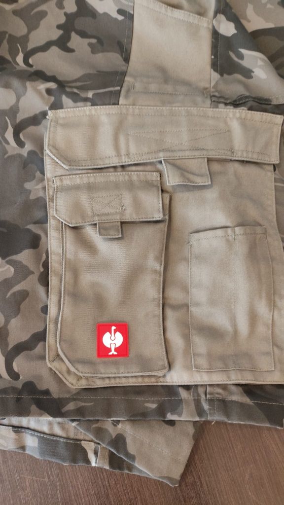 nowe spodnie robocze Engelbert Strauss e.s. Shorts Camouflage