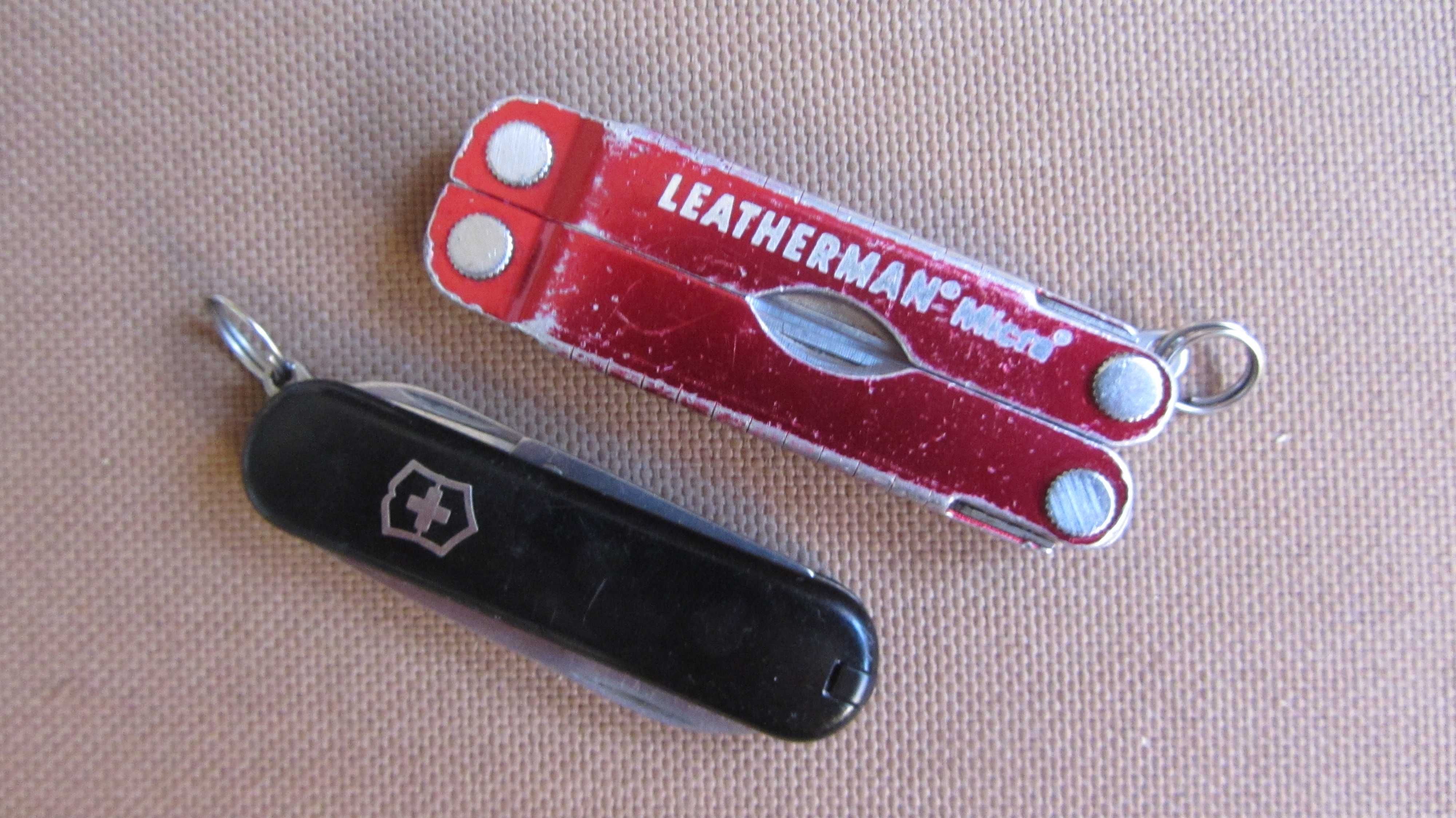 Одним лотом Victorinox Classic та Leatherman Micra. Б/у.