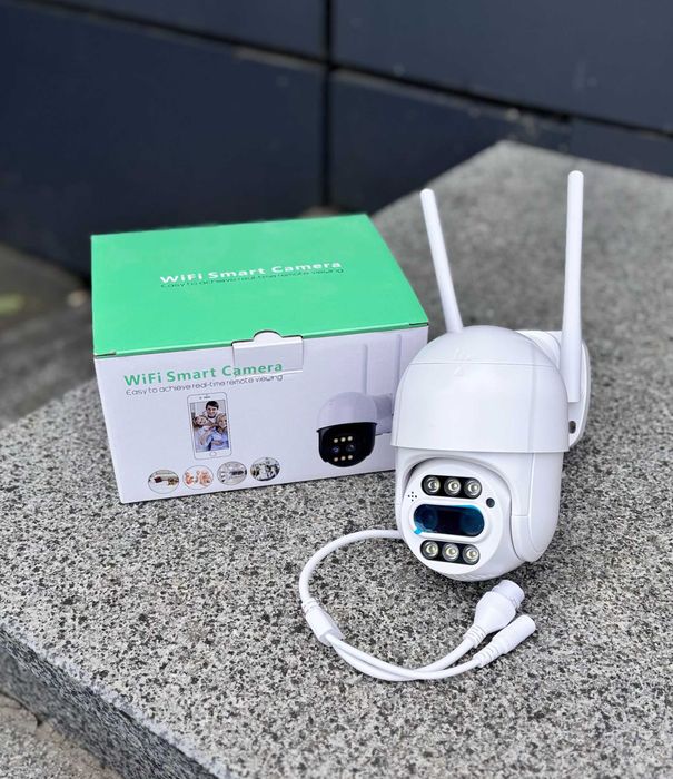 Наружная IP WiFi камера наблюдения iCsee 8mp качественная поворотная