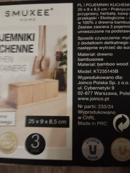 Pojemniki kuchenne