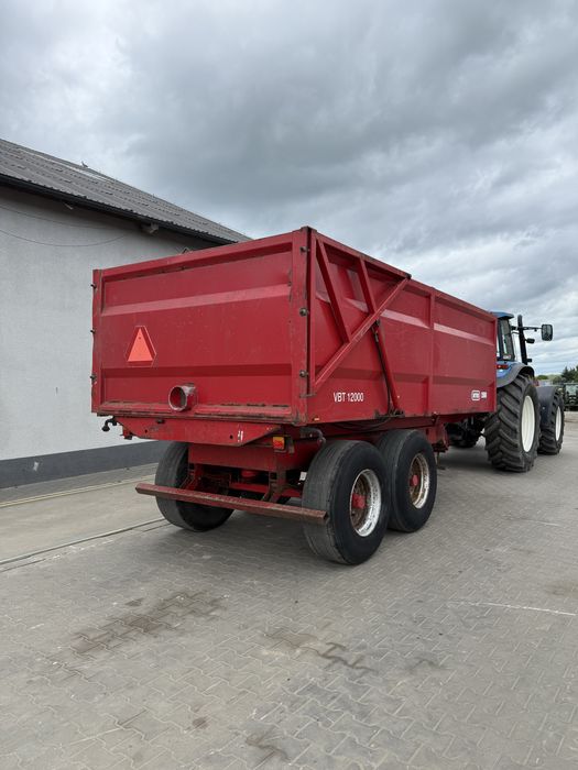 Przyczepa INTHO 12 VBT tandem wywrot podwyższony