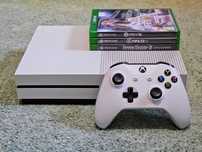 Konsola Xbox One S 500GB + Pad + 3 Gry Zestaw | Dobry Stan | Sprawny