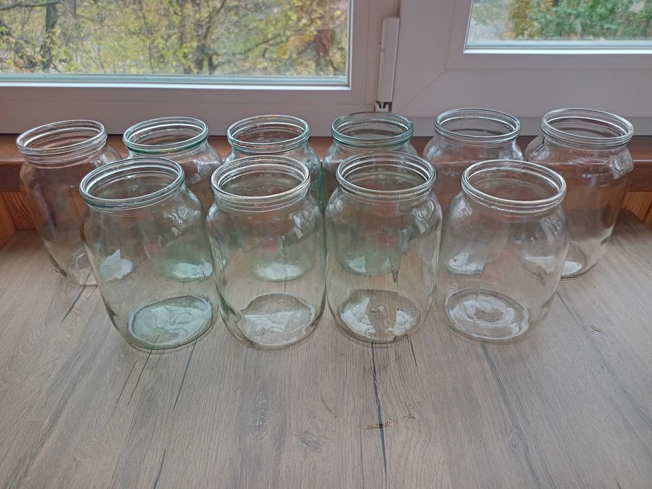 Скляні банки 1л під звичайну кришку. Пересилаю