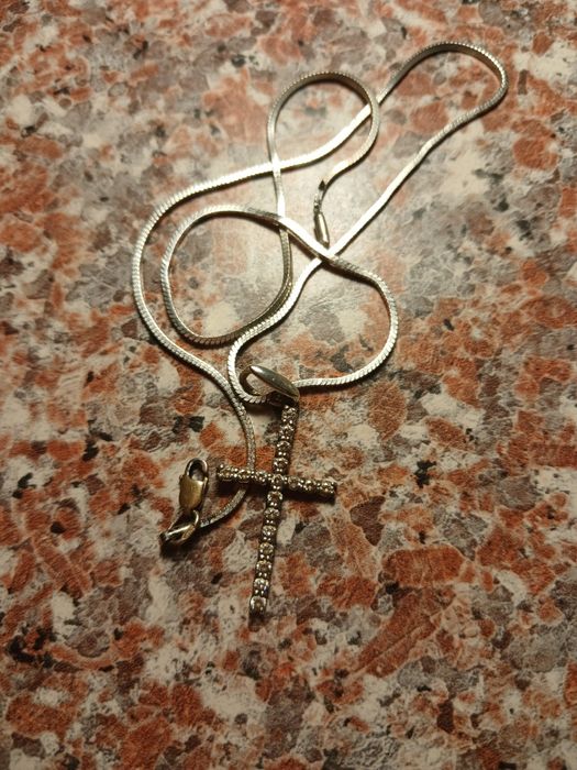 Цепочка  ланцюг  срібний