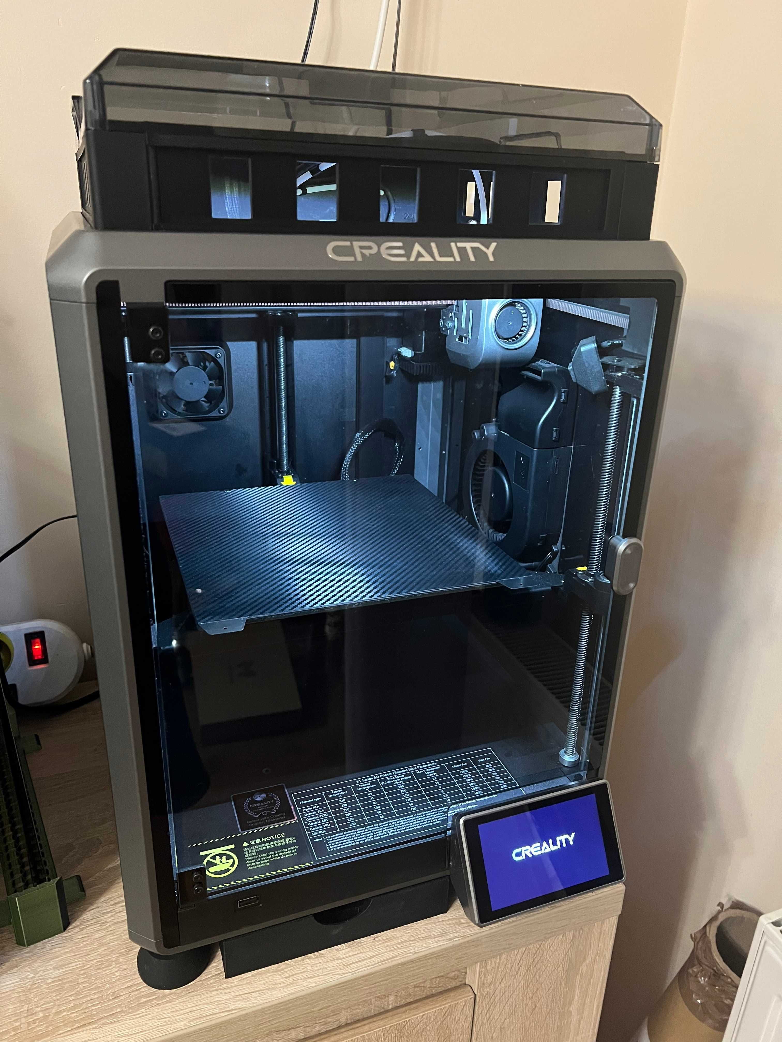 Creality K1 Drukarka 3D zestaw 3 płytami + kamera + 2 hotend + dodatki