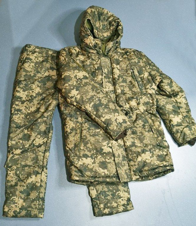 Зимовий костюм ЗСУ на зріст 165-170 см Зимняя форма утепленный пиксель