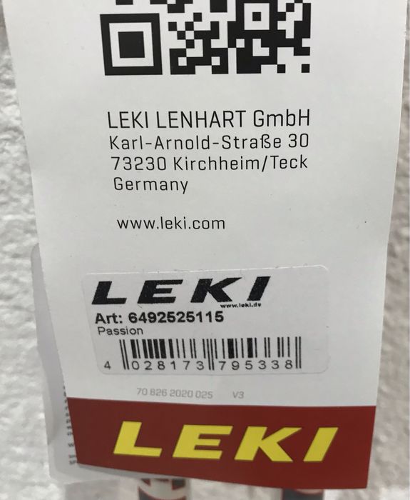 Kije nordic walking LEKI Passion białe