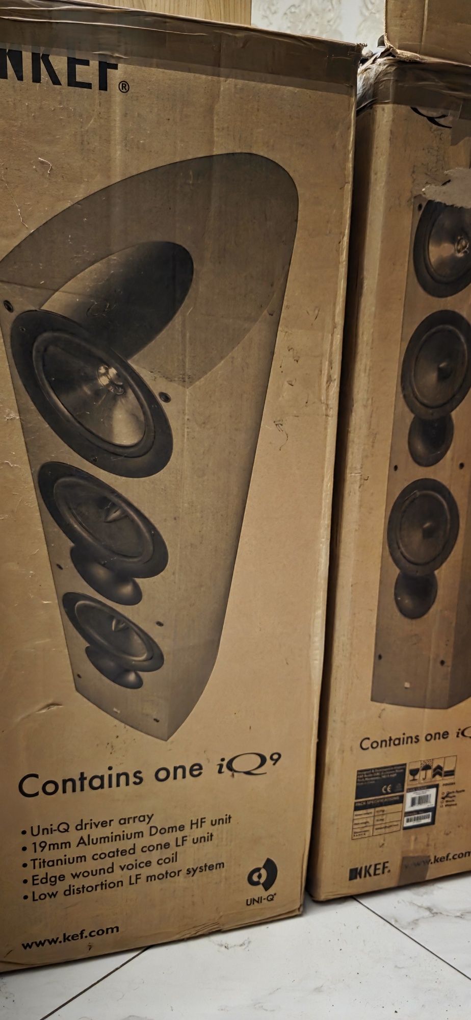 KEF iQ9 - stan BDB