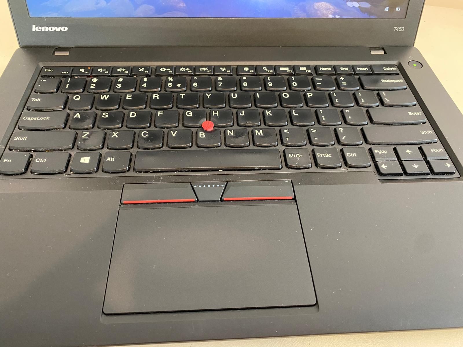Laptop Lenovo ThinkPad T450  i5 Pro 5300U 16GB  445SSD Win10