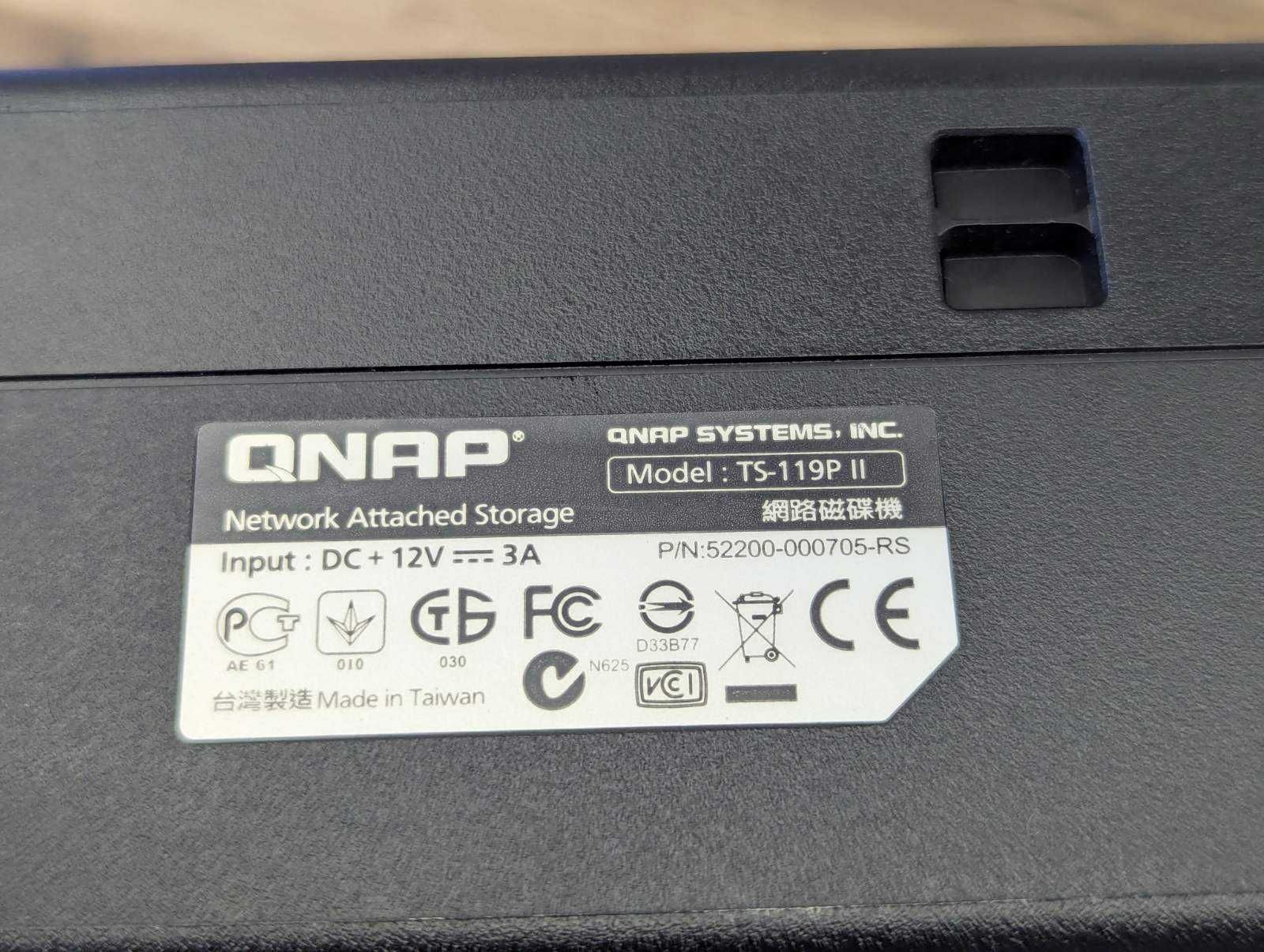 Сетевое хранилище QNAP TS-119P II